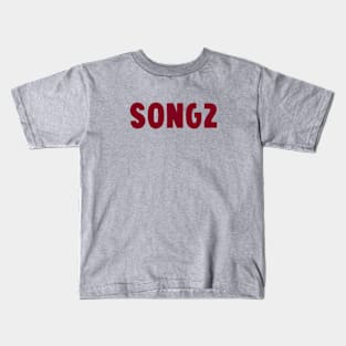 Song 2, burgundy Kids T-Shirt